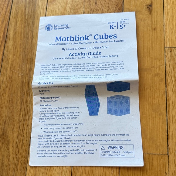 Learning Resources Mathlink Cubes - Multicolor Set - Picture 3 of 3